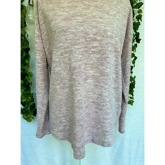Cupio Blush Light Pink Long Sleeve Sweater Top Women's Large - Picture 4 of 12